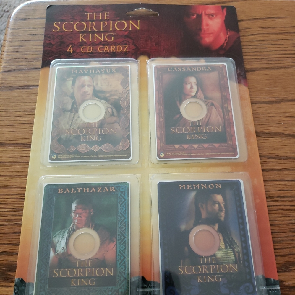 The Scorpion King 4 CD Cardz Mathayus Cassandra Balthazar Memnon new factory sea